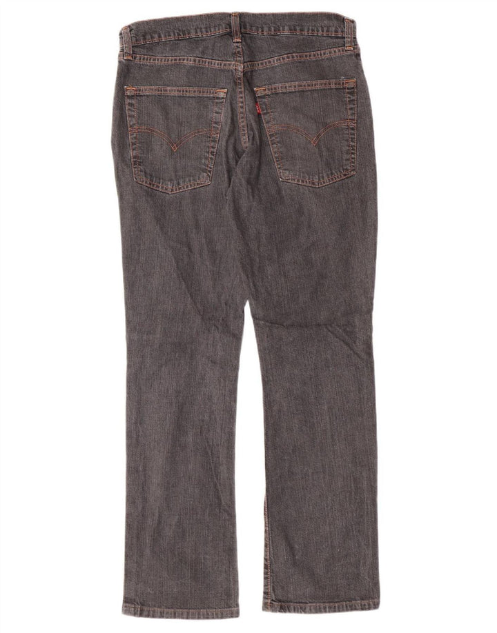 Damskie jeansy LEVI'S 525 Straight W32 L30 Szara bawełna