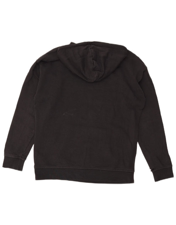 Damska bluza z kapturem Adidas Graphic Oversized UK 10 Small Black Cotton