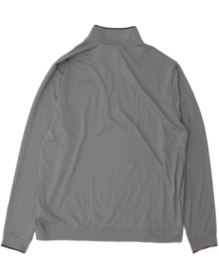 Adidas Męski dres z zamkiem błyskawicznym Top XL Szary poliester