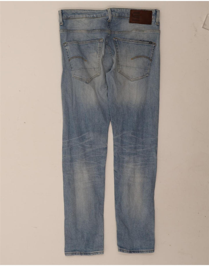 Męskie jeansy G-Star 3301 W33 L32 Niebieska bawełna