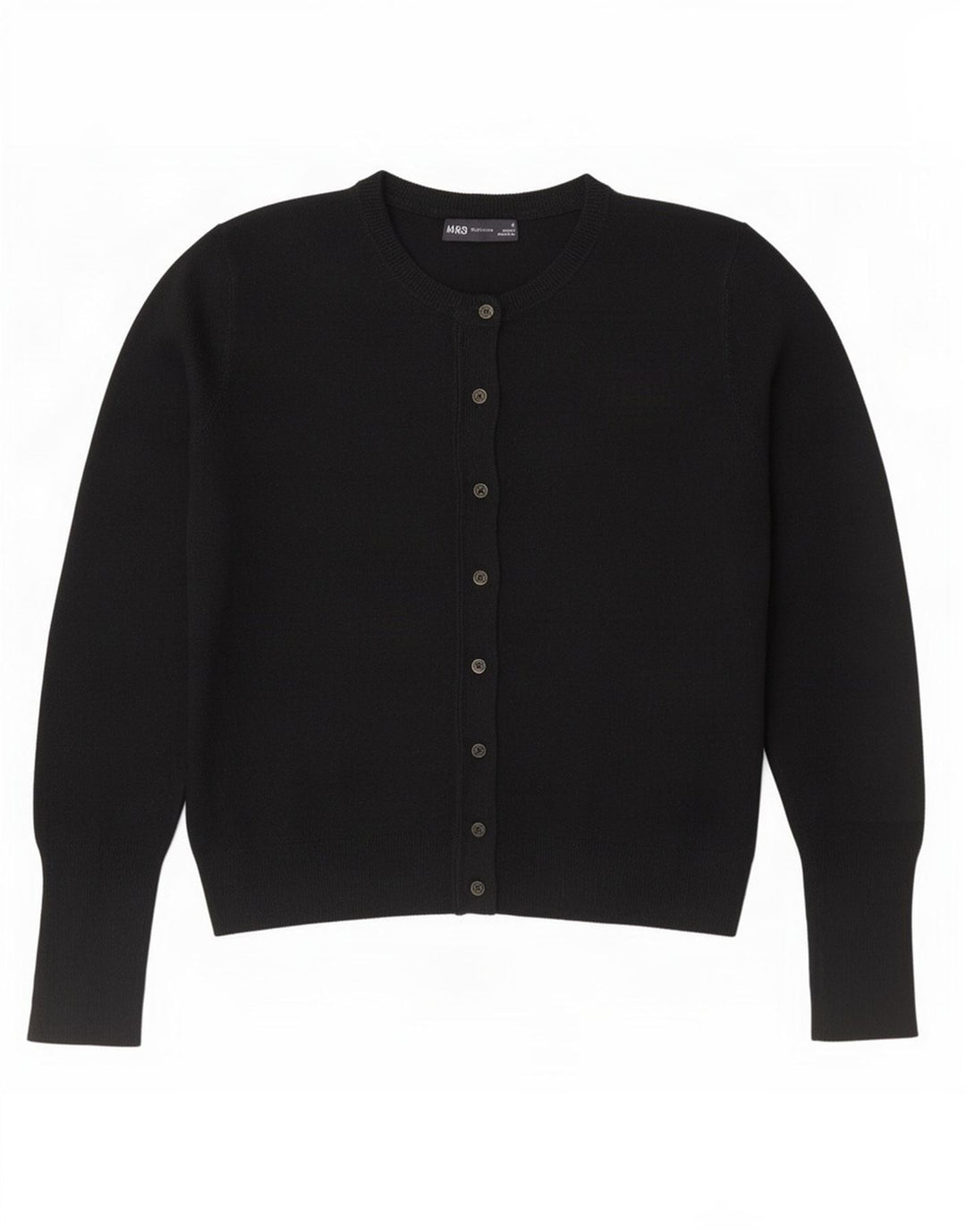 Sweter damski Marks & Spencer UK 12, średni czarny, wiskoza