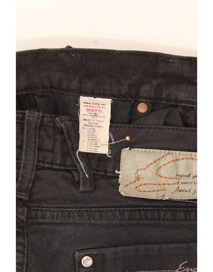 Damskie jeansy Energie Slim W32 L36 Czarna bawełna
