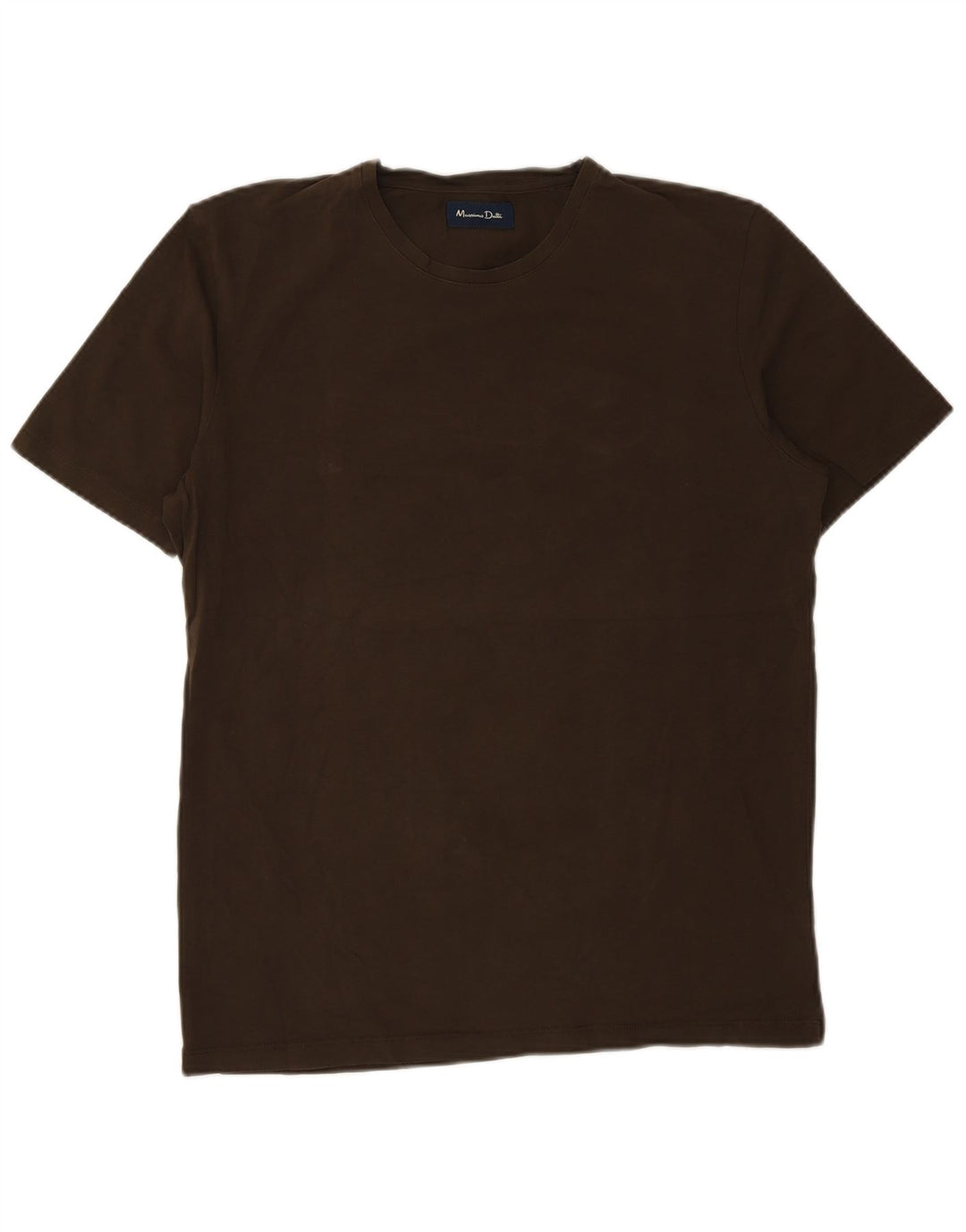Koszulka męska MASSIMO DUTTI, duża, brązowa