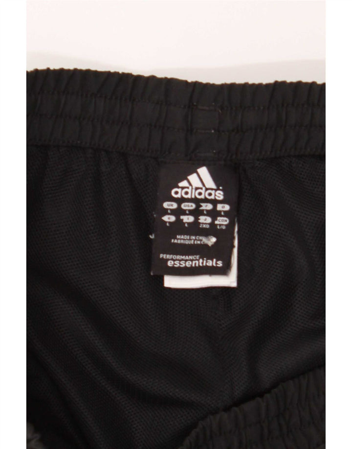 Męskie spodenki sportowe Adidas Climalite, duże, czarne, poliestrowe