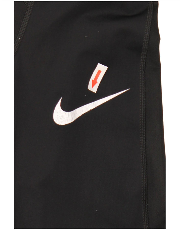 Męskie legginsy Nike Dri Fit Graphic, małe, czarne