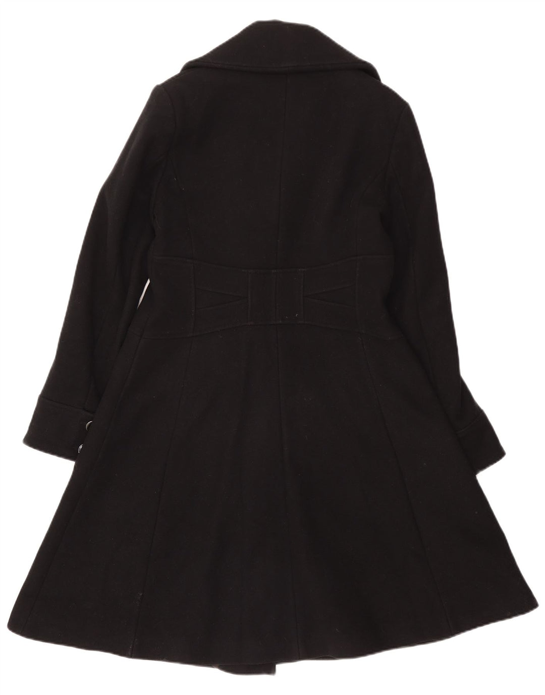 Płaszcz damski Reiss UK 14, duży, czarny, wełniany