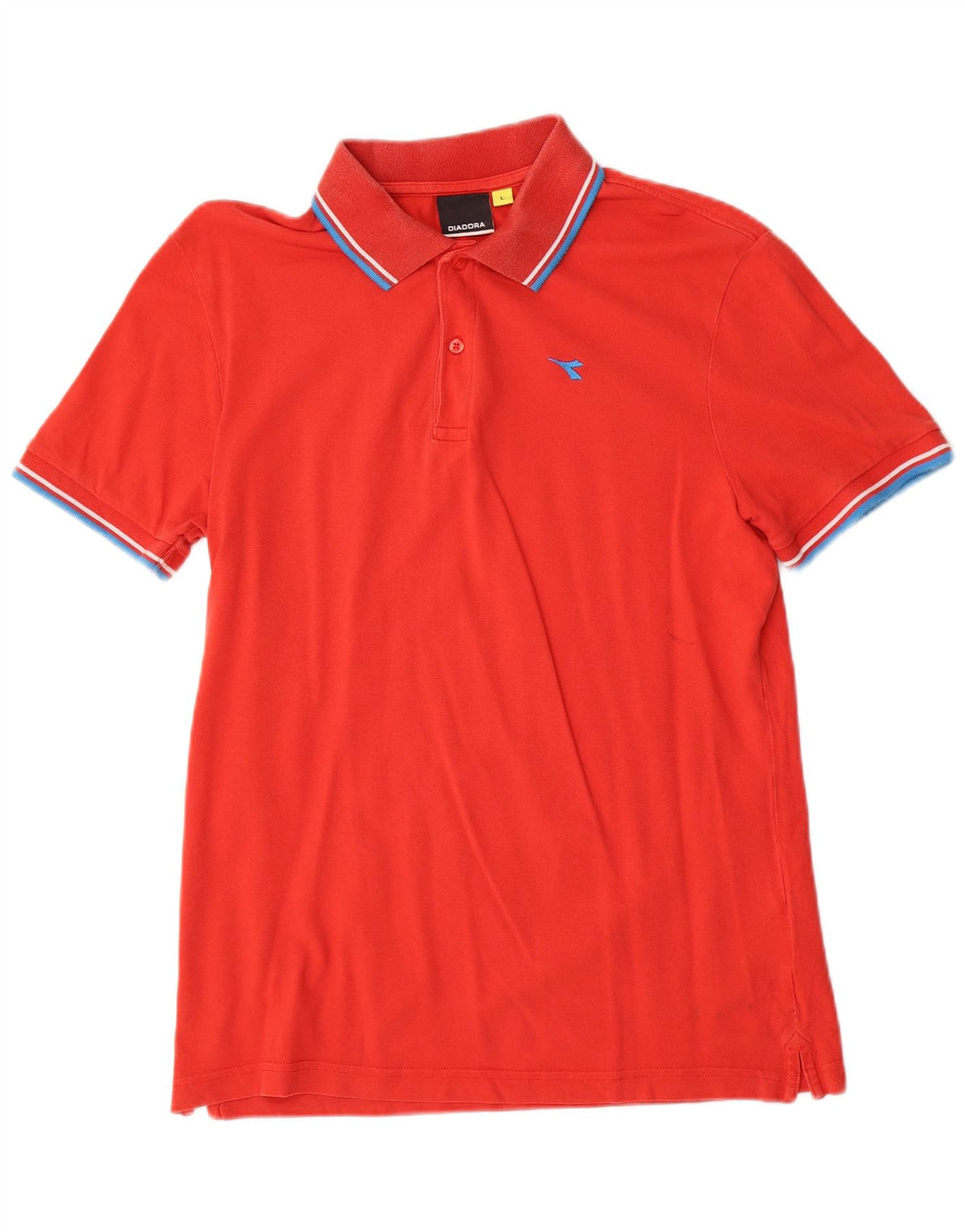 Męska koszulka polo Diadora, duża, czerwona, bawełniana