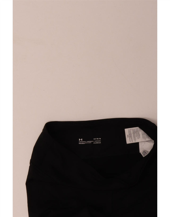 Damskie legginsy UNDER ARMOUR Cold Gear UK 14, duże, czarne, poliestrowe