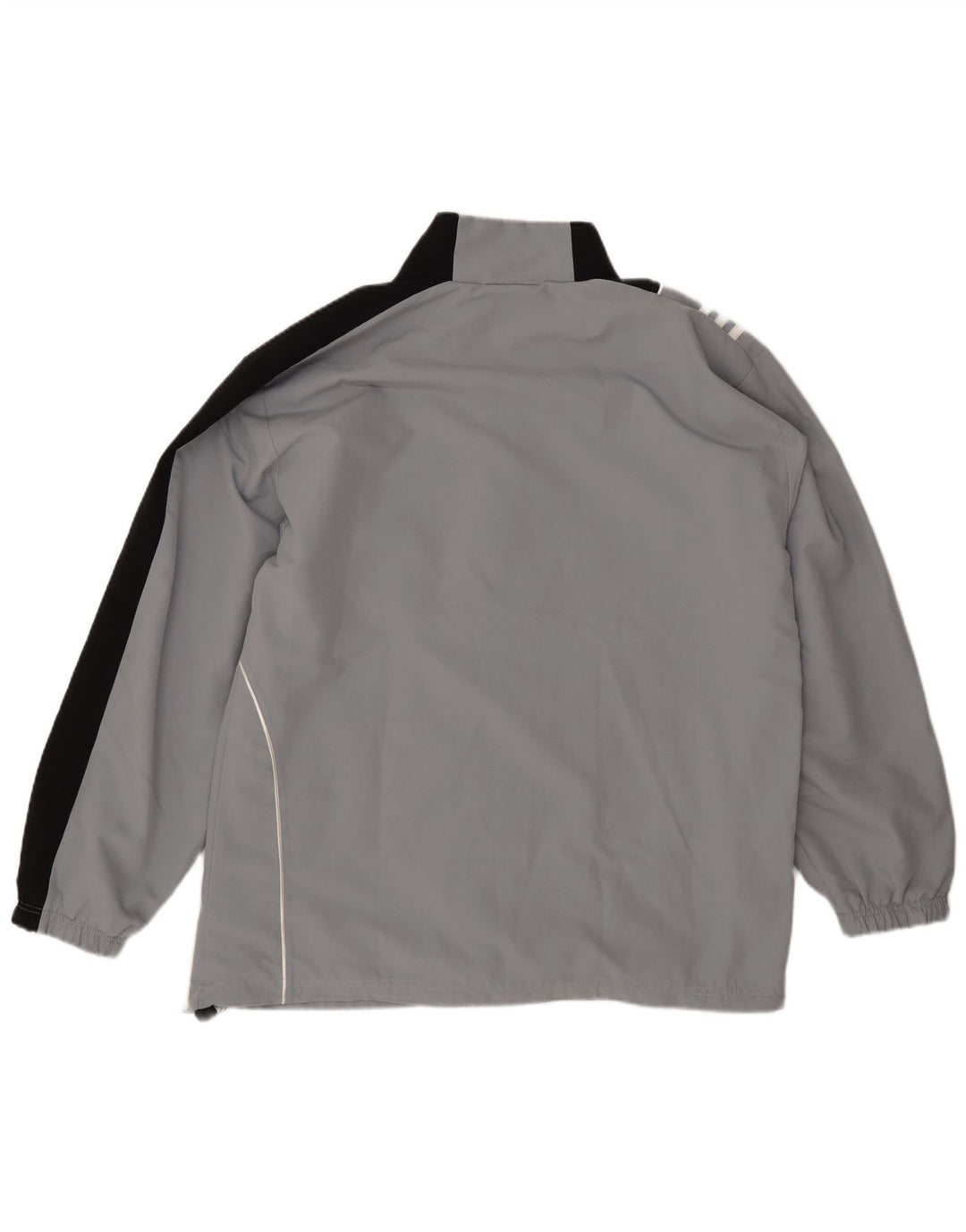 Adidas Męska bluza dresowa UK 48/50 XL Szary poliester z blokami kolorów