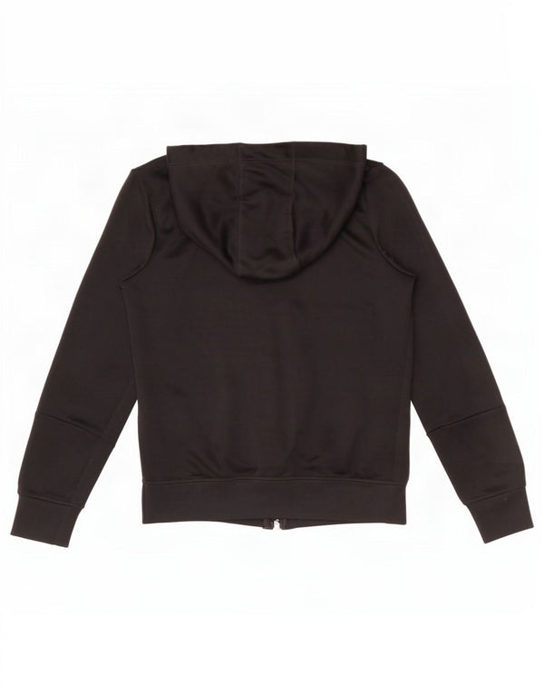 Damski sweter Adidas z grafiką i zamkiem błyskawicznym UK 6 XS Czarny poliester