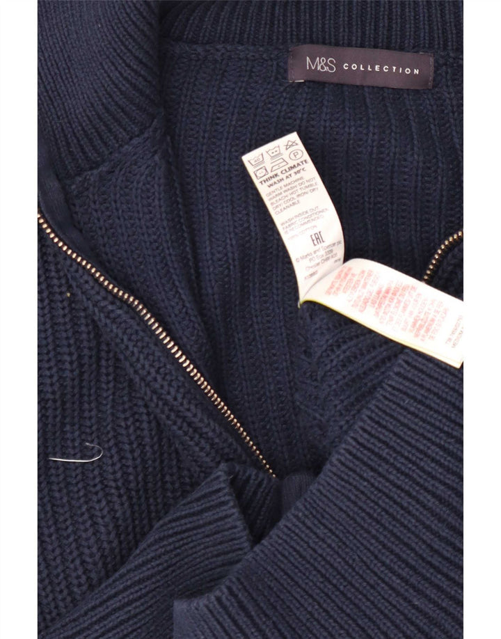 Sweter damski Marks & Spencer Crop Cardigan UK 12, średni granatowy
