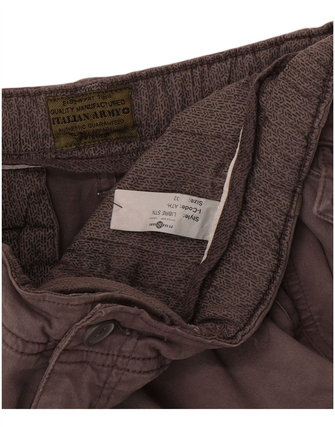 Męskie spodenki cargo VINTAGE W32 średni brąz