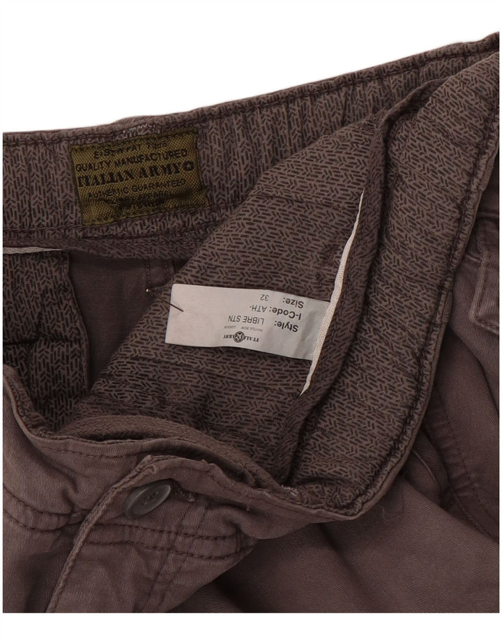 Męskie spodenki cargo VINTAGE W32 średni brąz