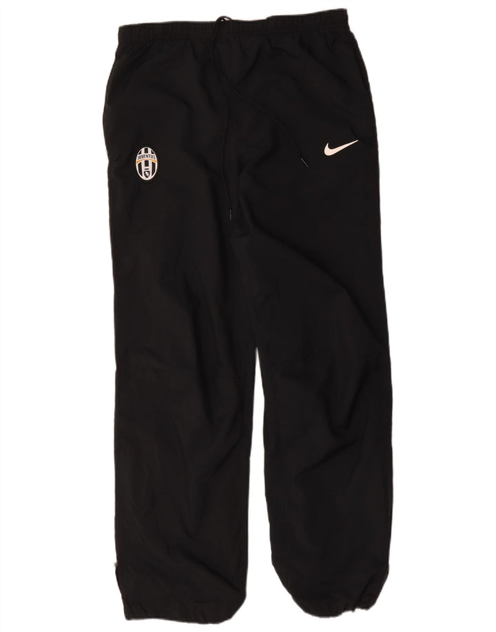 Męskie spodnie dresowe Nike Juventus Dresy Joggery, małe, czarne, poliestrowe