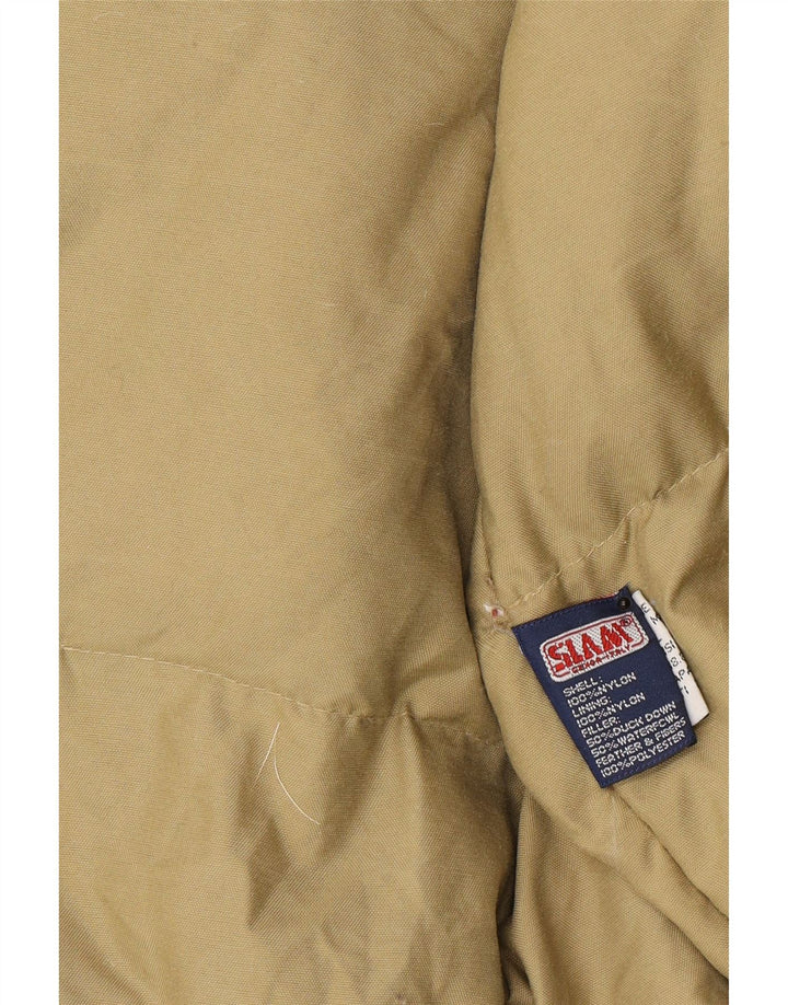 Damska kurtka z kapturem, oversize, wyściełana Slam UK 14, średni czarny nylon