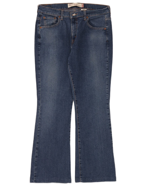 Jeansy Levi's Damskie 515 Nouveau Bootcut US 12 Duże W34 L30 Niebieskie Bawełniane