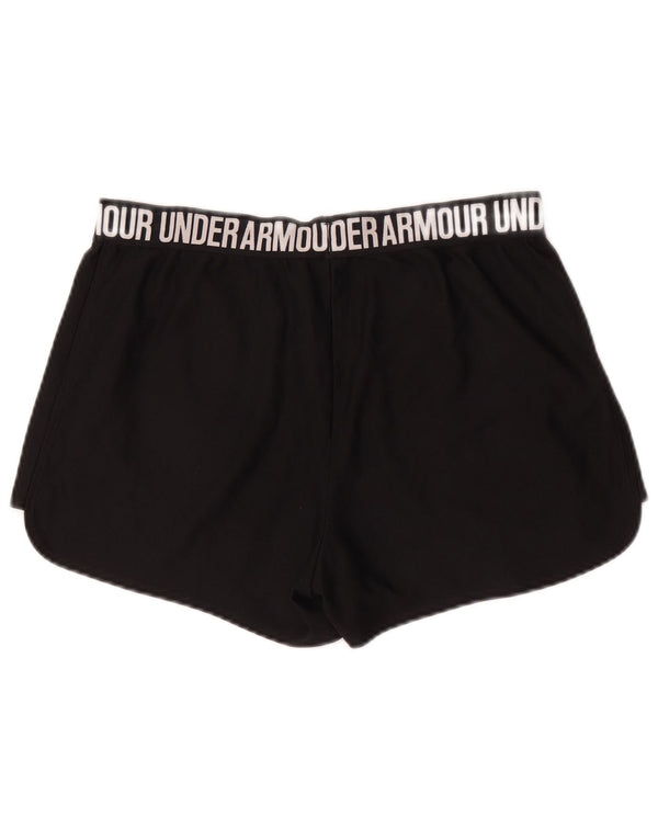 Damskie spodenki sportowe Under Armour Heat Gear Graphic UK 14, duże, czarne