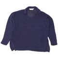 Damski sweter polo Marks & Spencer UK 12, średni granatowy