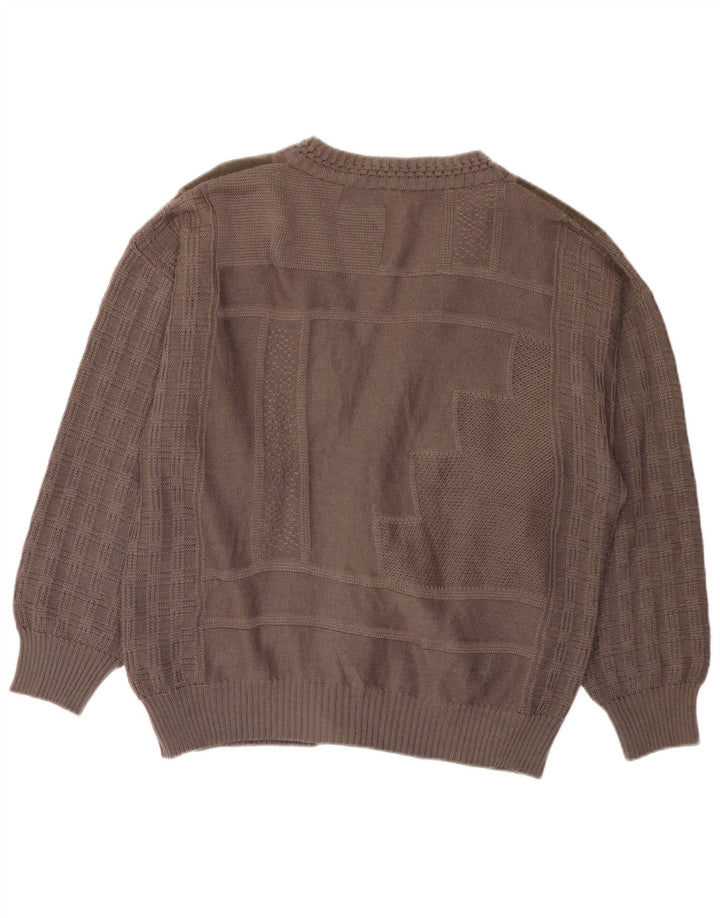 Męski sweter kardigan Walbusch IT 54 XL, szary, blok kolorów