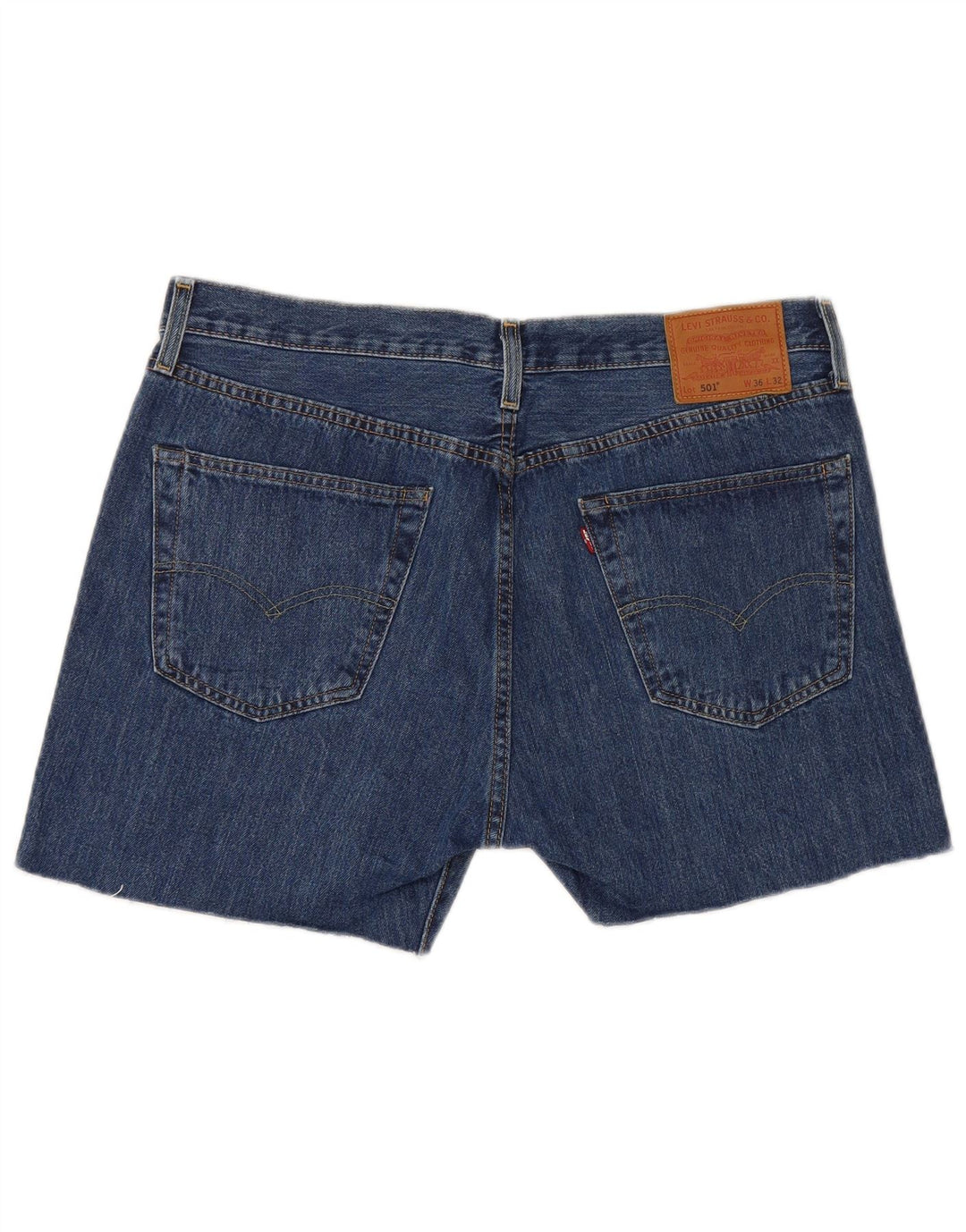 Męskie spodenki jeansowe Levi's 501 W36, duże, niebieskie, bawełniane