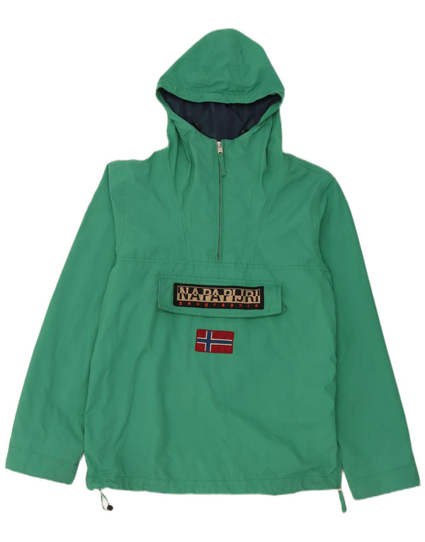 Damska kurtka Anorak Napapijri Graphic UK 14, średni zielony poliamid