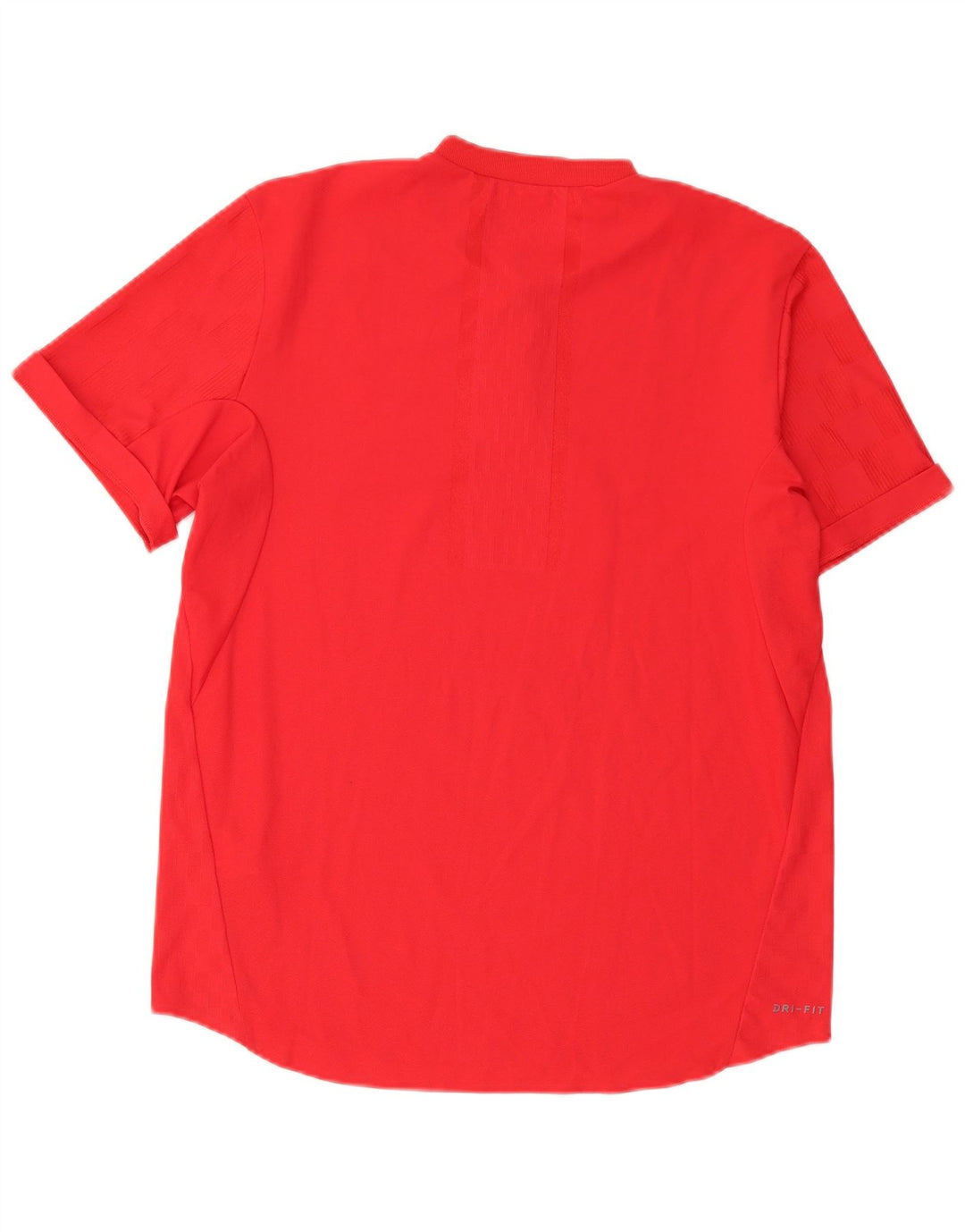 Męski T-shirt Nike Dri Fit, duży, czerwony, poliester
