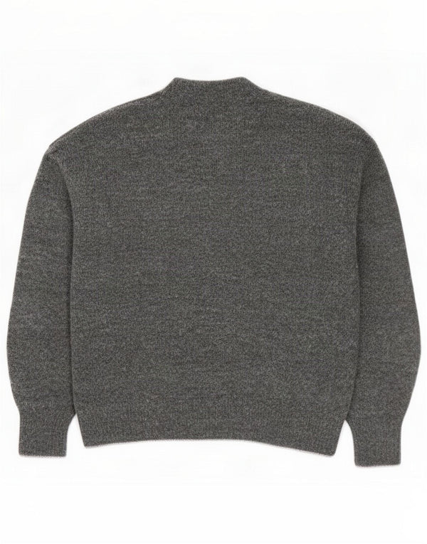 Marks & Spencer Damski sweter z okrągłym dekoltem UK 14 Średni szary