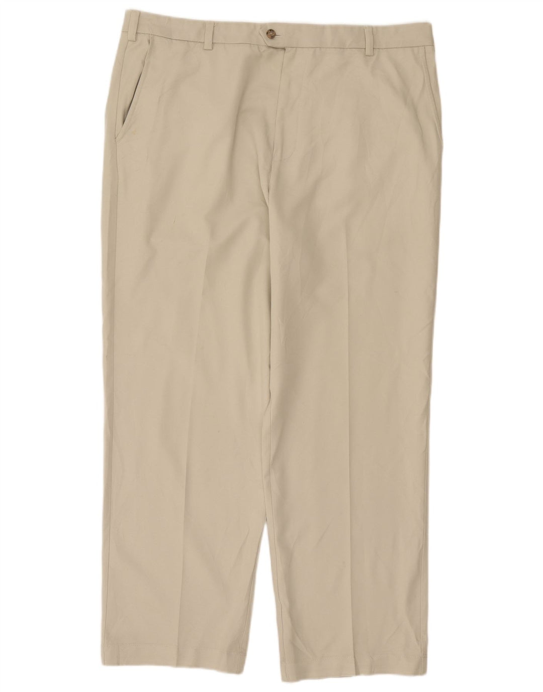 Męskie proste spodnie chino Izod W36 L32 Off White Polyester