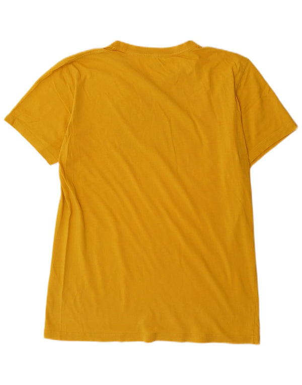 Fjall Raven Mens Graphic T-Shirt Top Medium Yellow Cotton