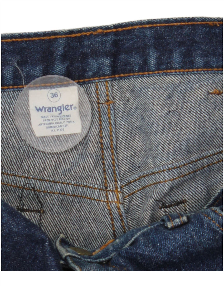 Męskie proste jeansy WRANGLER W36 L29 granatowe