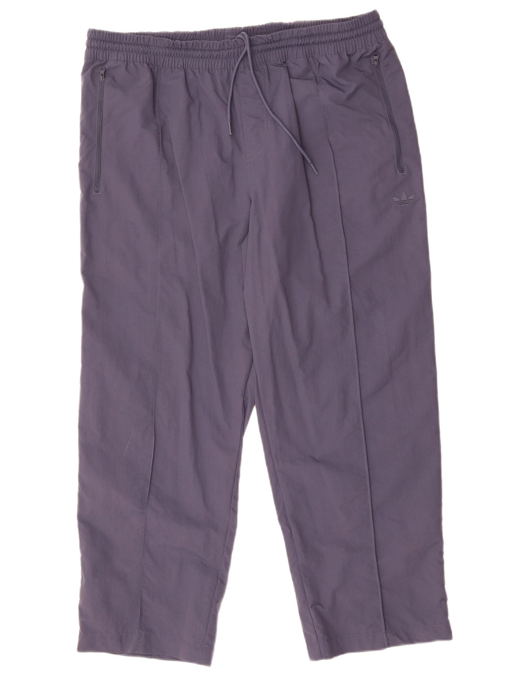 Męskie spodnie dresowe ADIDAS XL, granatowe, nylonowe