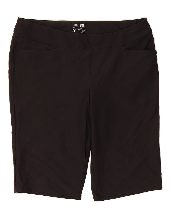 ADIDAS Womens Bermuda Shorts Medium W34  Black Polyester Vintage Adidas and Second-Hand Adidas from Messina Hembry 