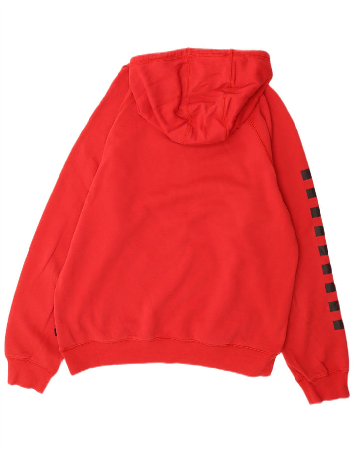 Męski sweter Vans Versa Graphic z kapturem, duży, czerwony, bawełniany
