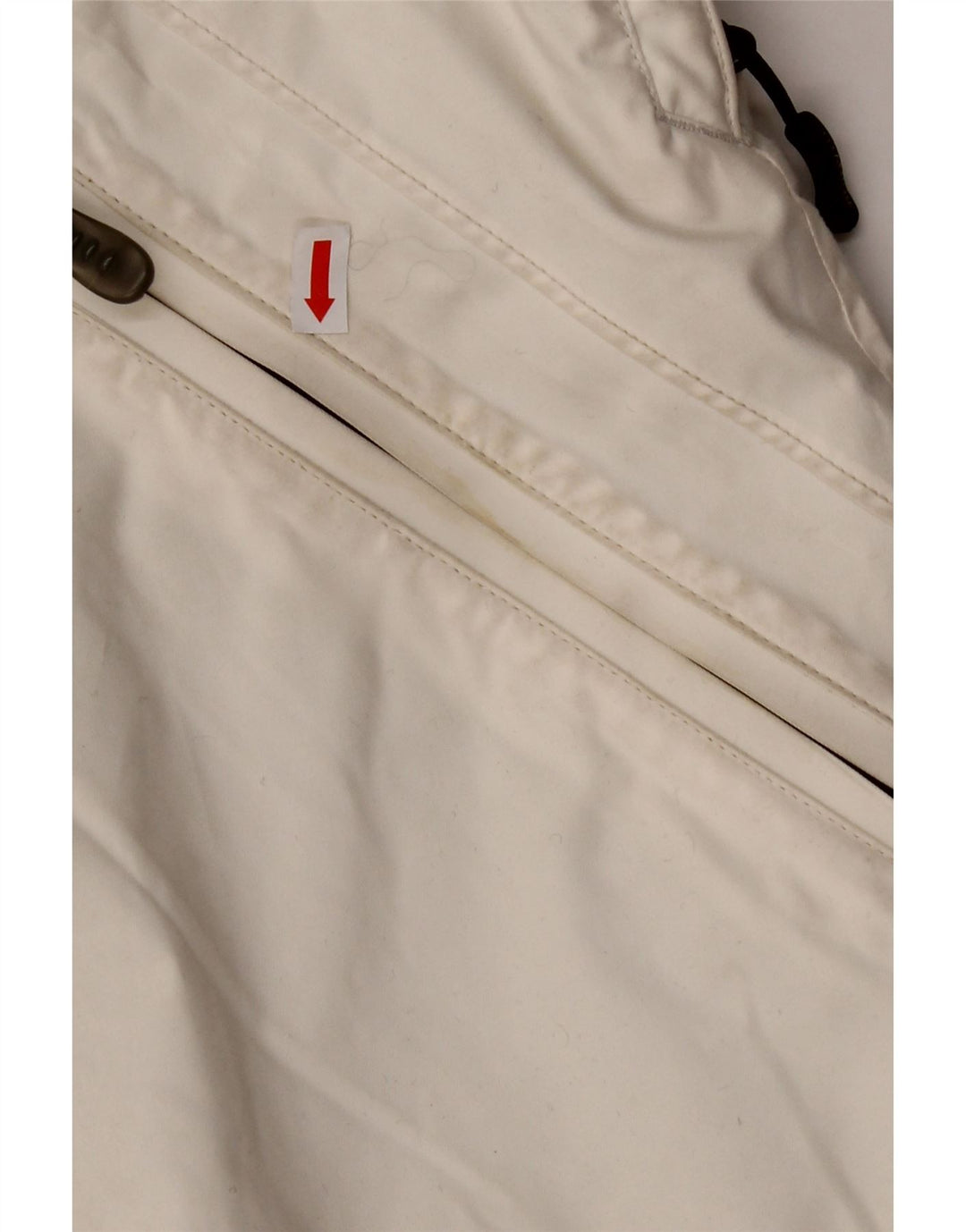 Damska kurtka wiatrówka COLUMBIA Titanium UK 16, duża, biała, z blokami kolorów