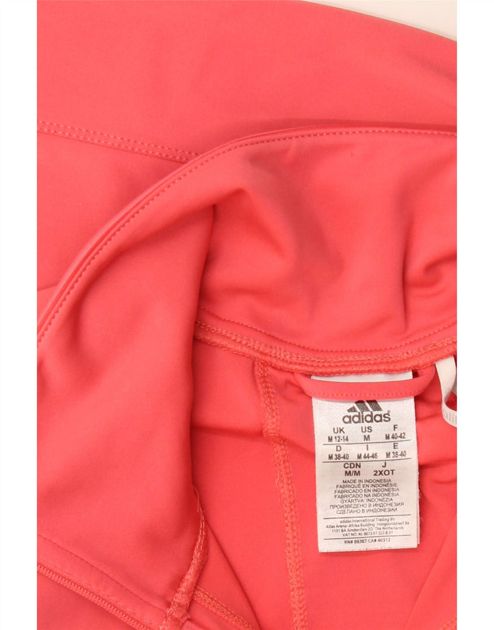 Damska bluza dresowa Adidas UK 12/14 Średni różowy poliester