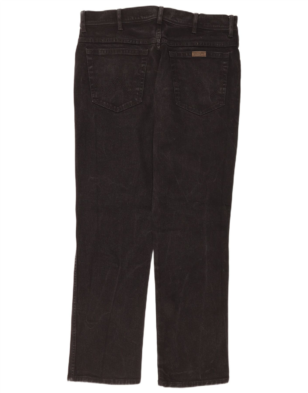 Męskie jeansy Wrangler o prostym kroju W36 L32, czarne, bawełniane