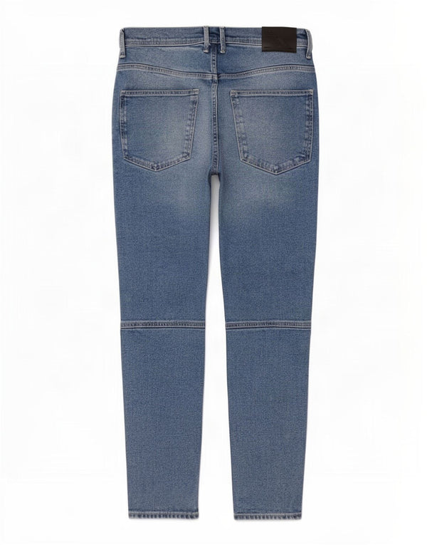 Zwężane jeansy męskie Zara EU 44 Large W34 L28 Niebieskie bawełniane