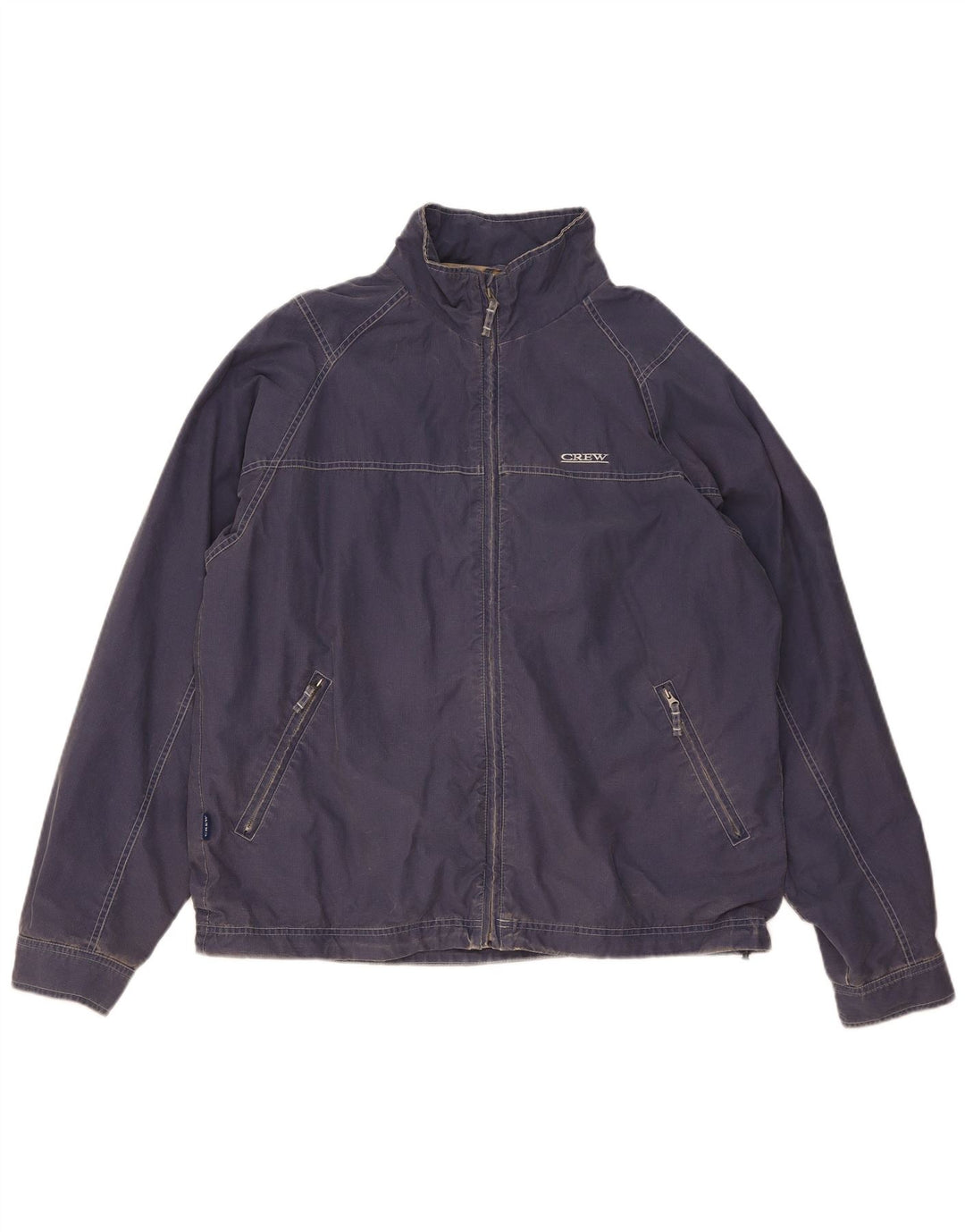 Męska kurtka bomber Crew Clothing UK 38, średnia niebieska, bawełniana