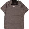 Męski T-shirt Nike Dri Fit, duży, szary poliester z blokami kolorów