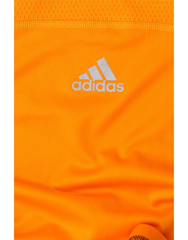 Adidas Męska koszulka Top Medium Orange Colorblock