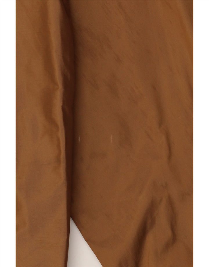 MAX MARA Damska weekendowa kurtka przeciwdeszczowa oversize z kapturem UK 8 Small Brown