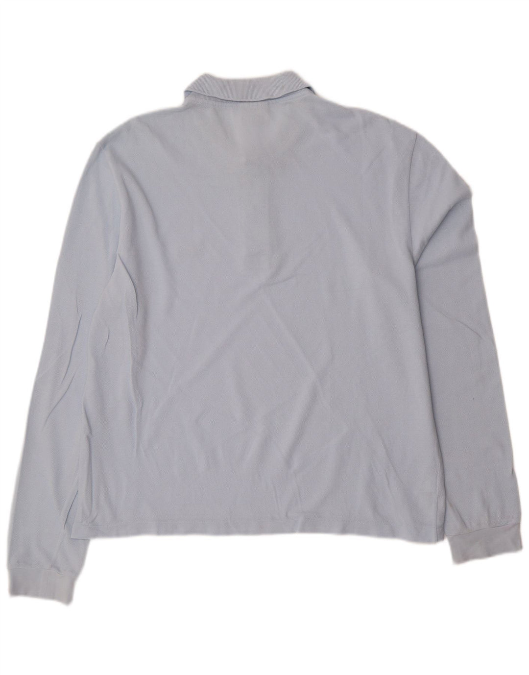 Męska koszulka polo z długim rękawem LACOSTE, rozmiar 4, średnia niebieska, bawełniana