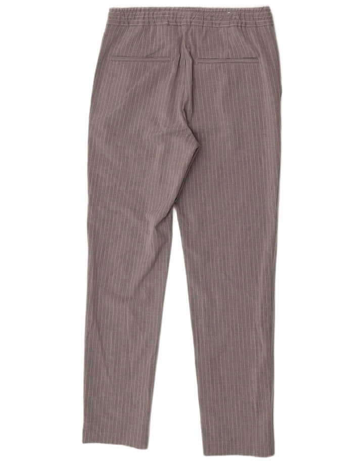 Męskie spodnie typu slim chino Zara, małe, W29 L30, szary poliester w paski