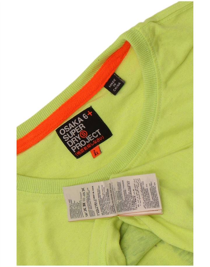 Męski T-shirt Superdry Osaka Graphic Top 2XL Zielony poliester