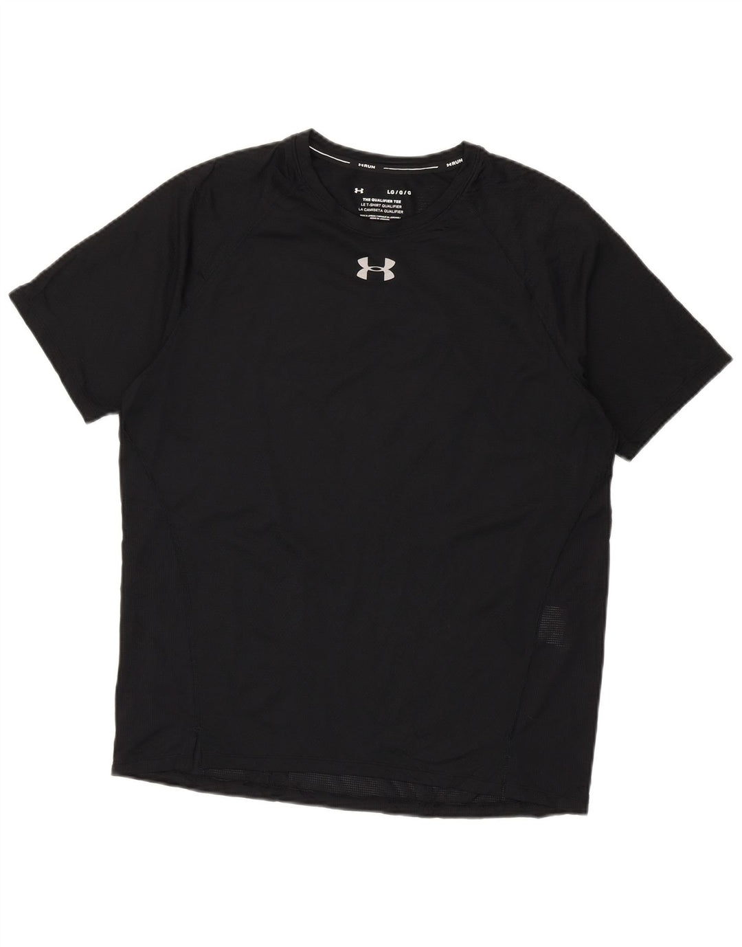 Under Armour Męski T-shirt Top Duży Czarny Poliester