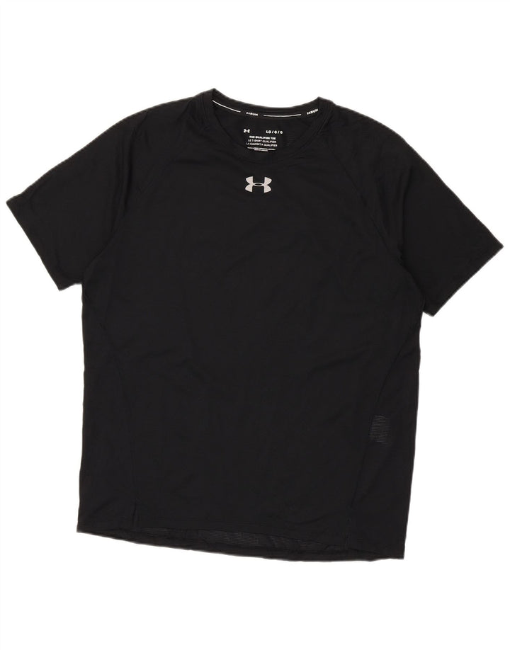 Under Armour Męski T-shirt Top Duży Czarny Poliester