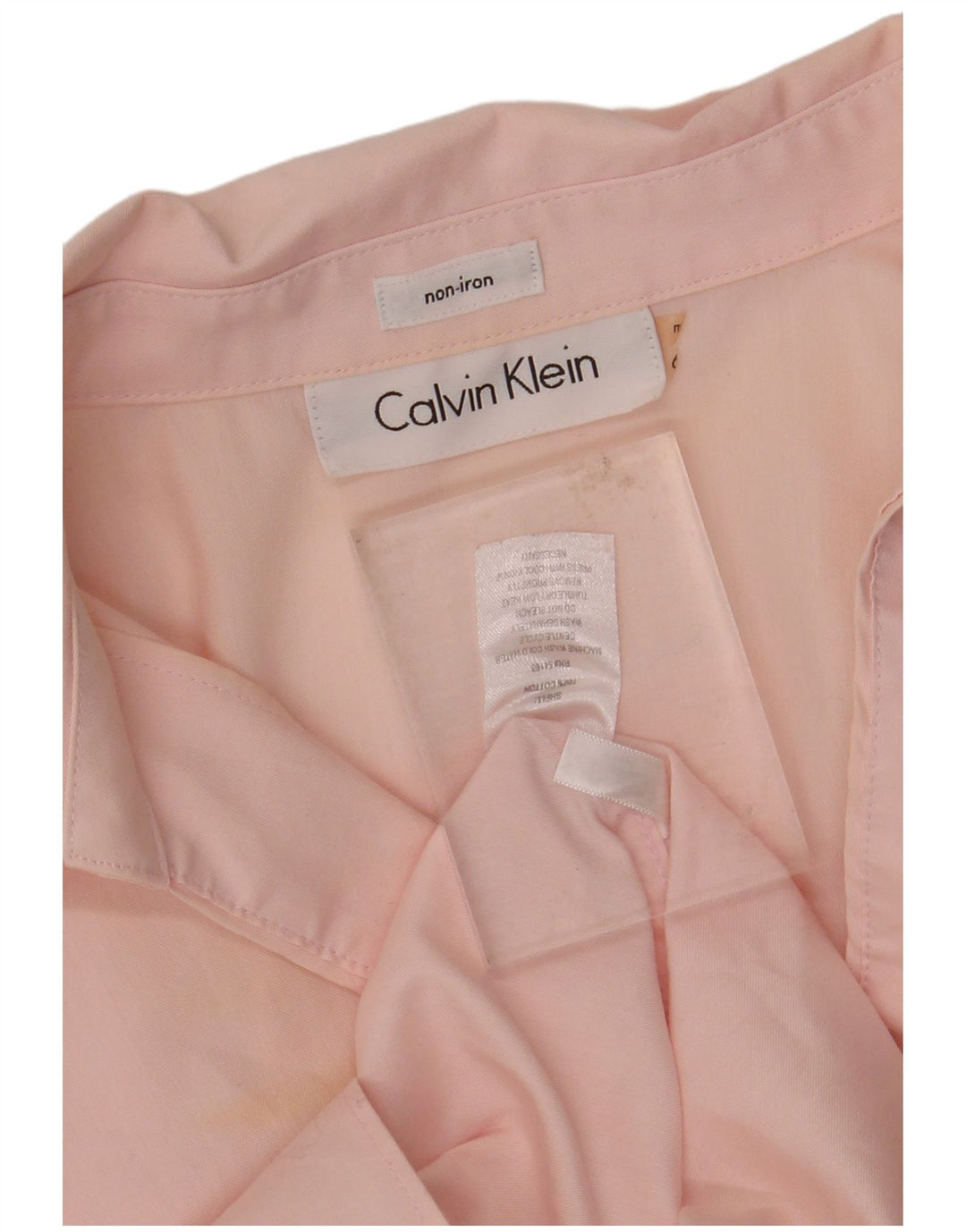 CALVIN KLEIN Womens Shirt UK 14 Medium Pink Cotton