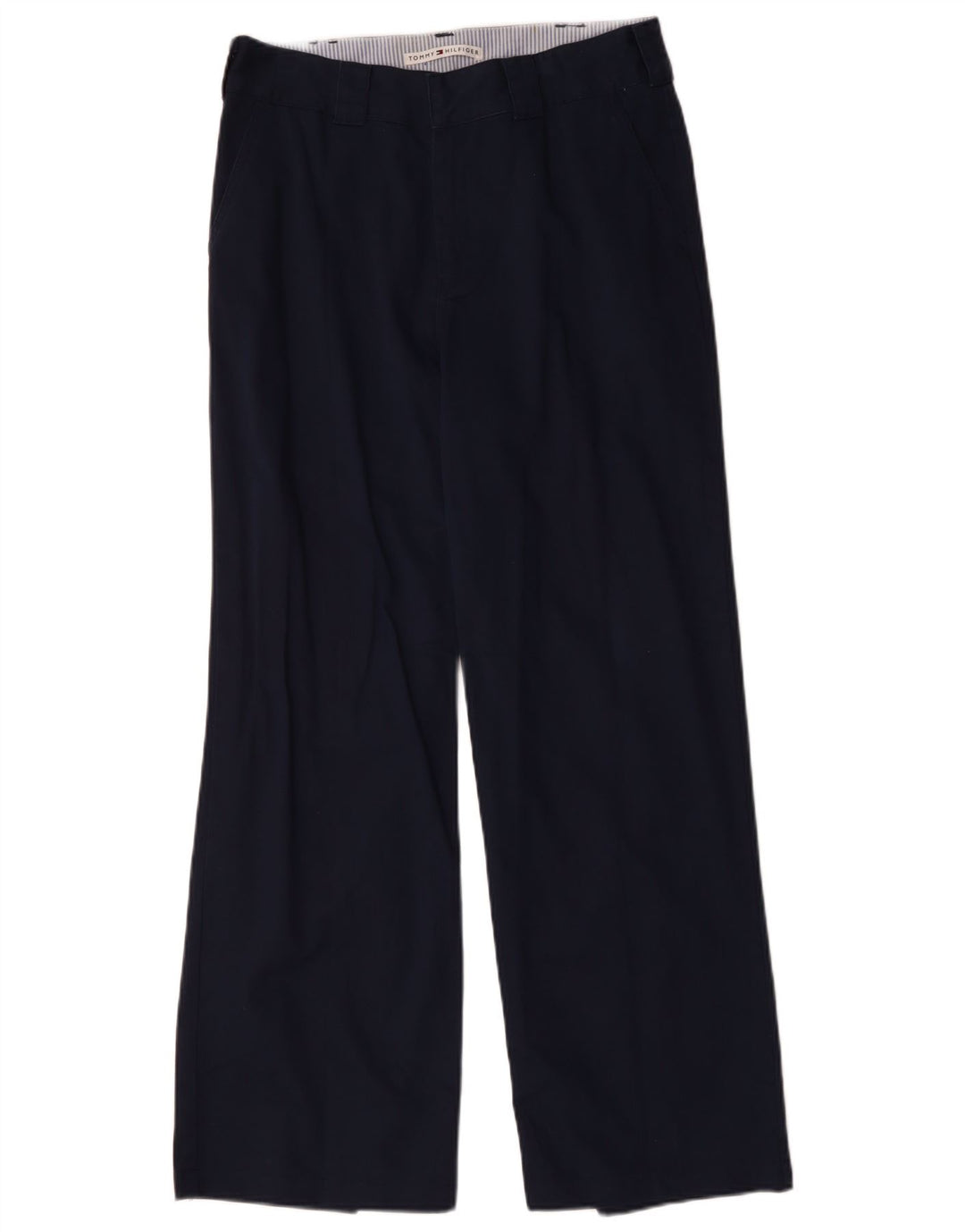 Spodnie damskie TOMMY HILFIGER Bootcut Chino US 12 Large W32 L30 Granatowe