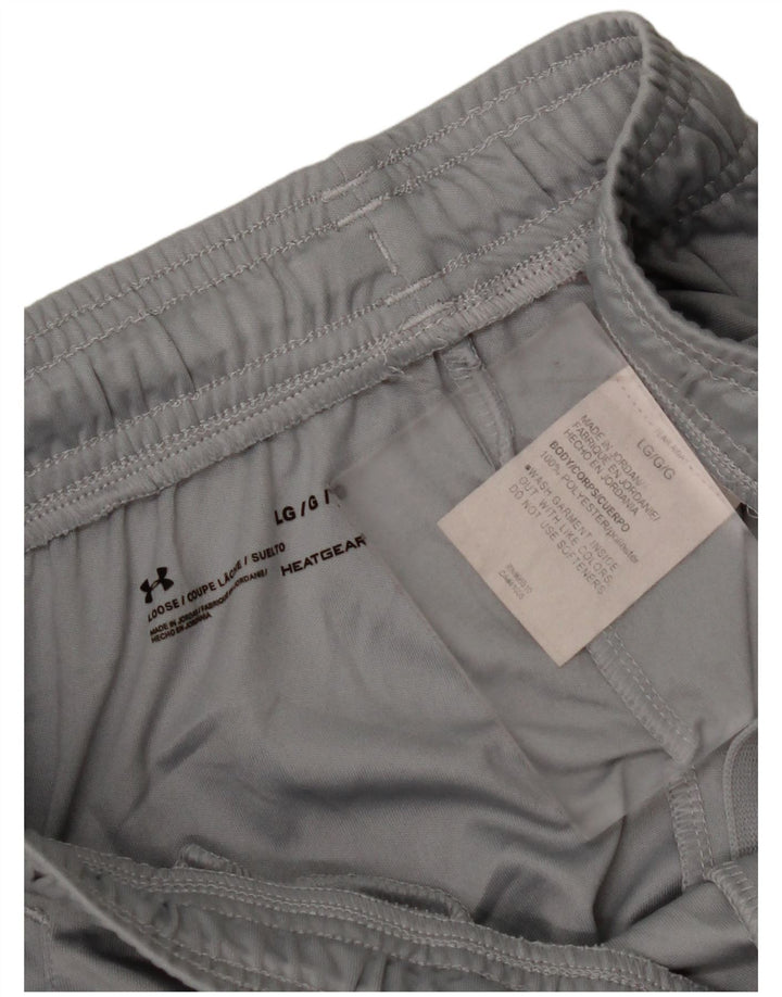 Męskie spodenki sportowe UNDER ARMOUR Heat Gear Graphic, duże, szare, z poliestru