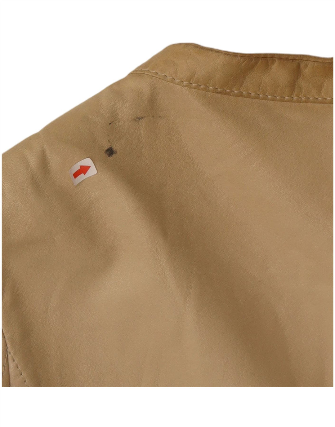 Damska kurtka skórzana Valentino IT 40 Small Beżowa skóra